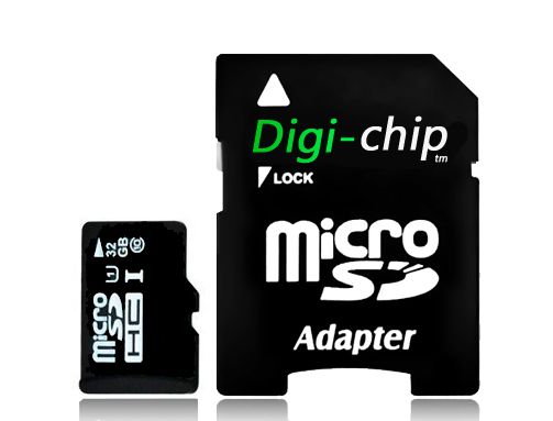 Digi-Chip 32 GO CLASS 10 UHS-1 MICRO-SD CARTE MÉMOIRE POUR SAMSUNG Galaxy Ace 3, 3G GT-S7270,  LTE GT-S7275 GT-S7272, Galaxy Mega 6.3 - I9200, 5.8 - I9150, I9152,  Fame S6810, S6810P,  I9105 Galaxy S II Plus, I9105P