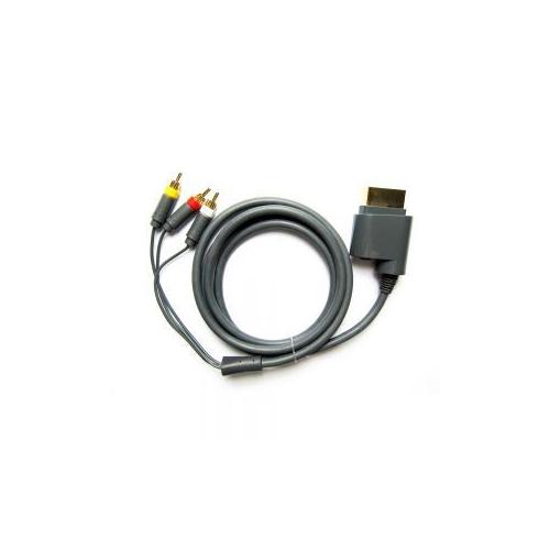 Cã¢Ble Audio Video Composite Xbox 360 Av Pour Microsoft Xbox 360 / Xbox 360 Slim / Xbox 360 S
