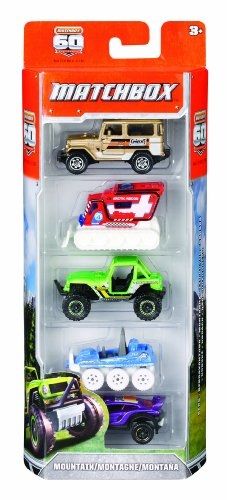 Mattel C1817 Matchbox Coffret De 5 Petites Voitures