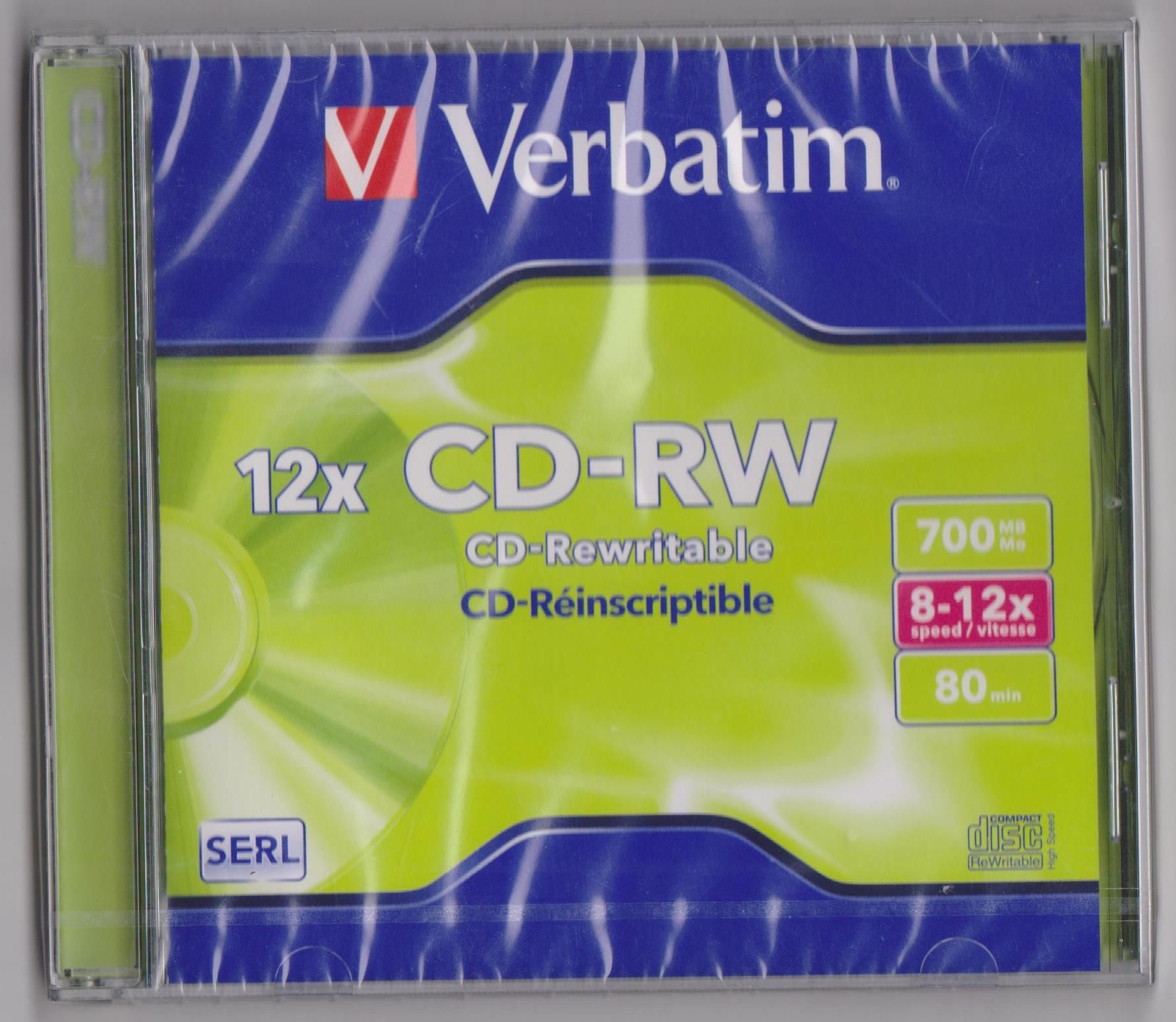CD RW DataLifePlus 80 min x 10 - vue 2