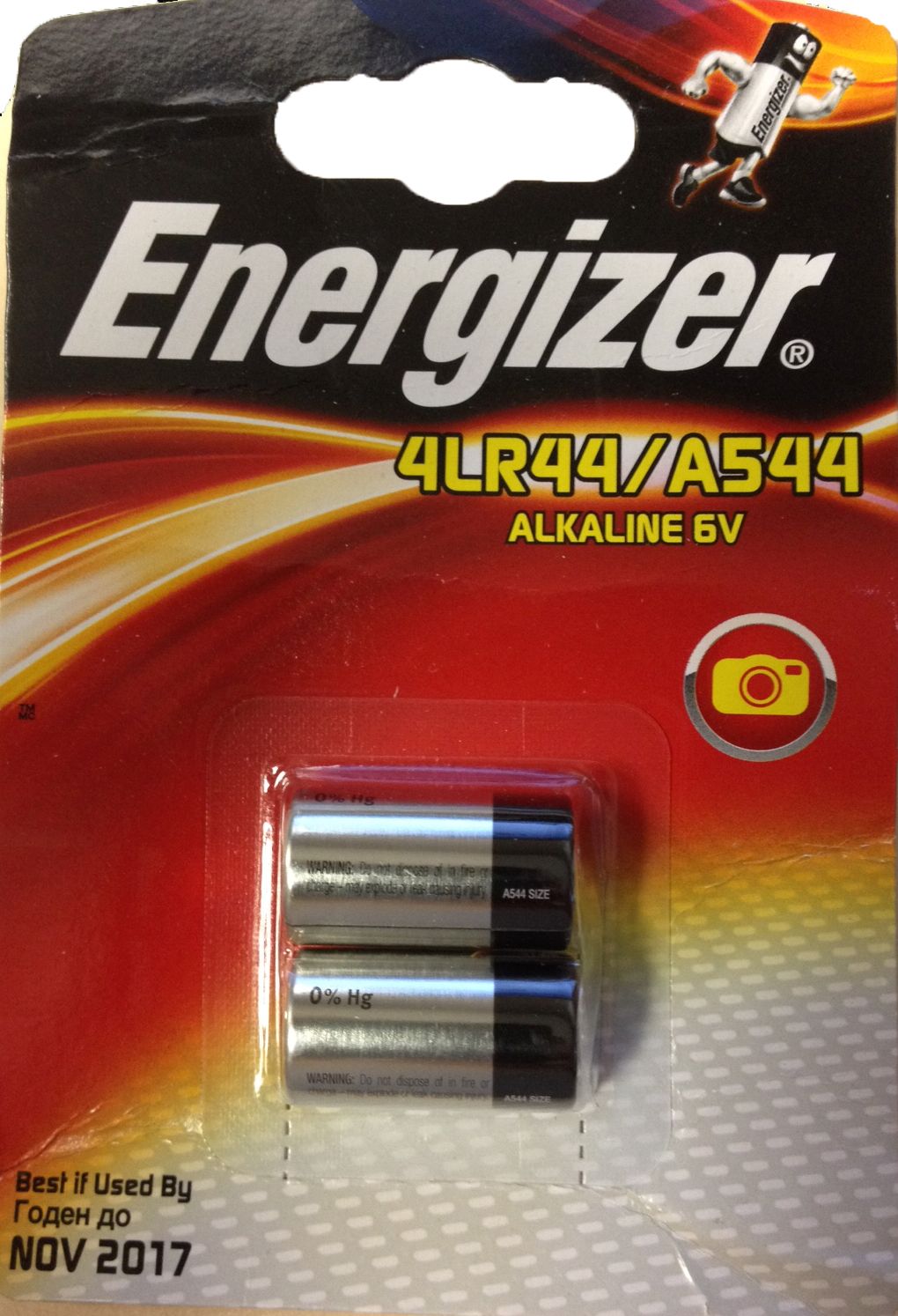 ENERGIZER Lot de 5 Blisters de 2 Pile Alcaline A544 / PX28 4LR44 6V - vue 3