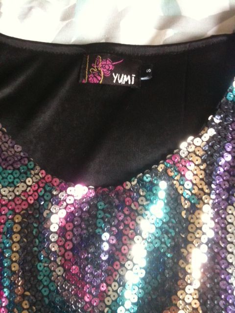 Robe Yumi En Sequins Multicolores Taille S Rakuten