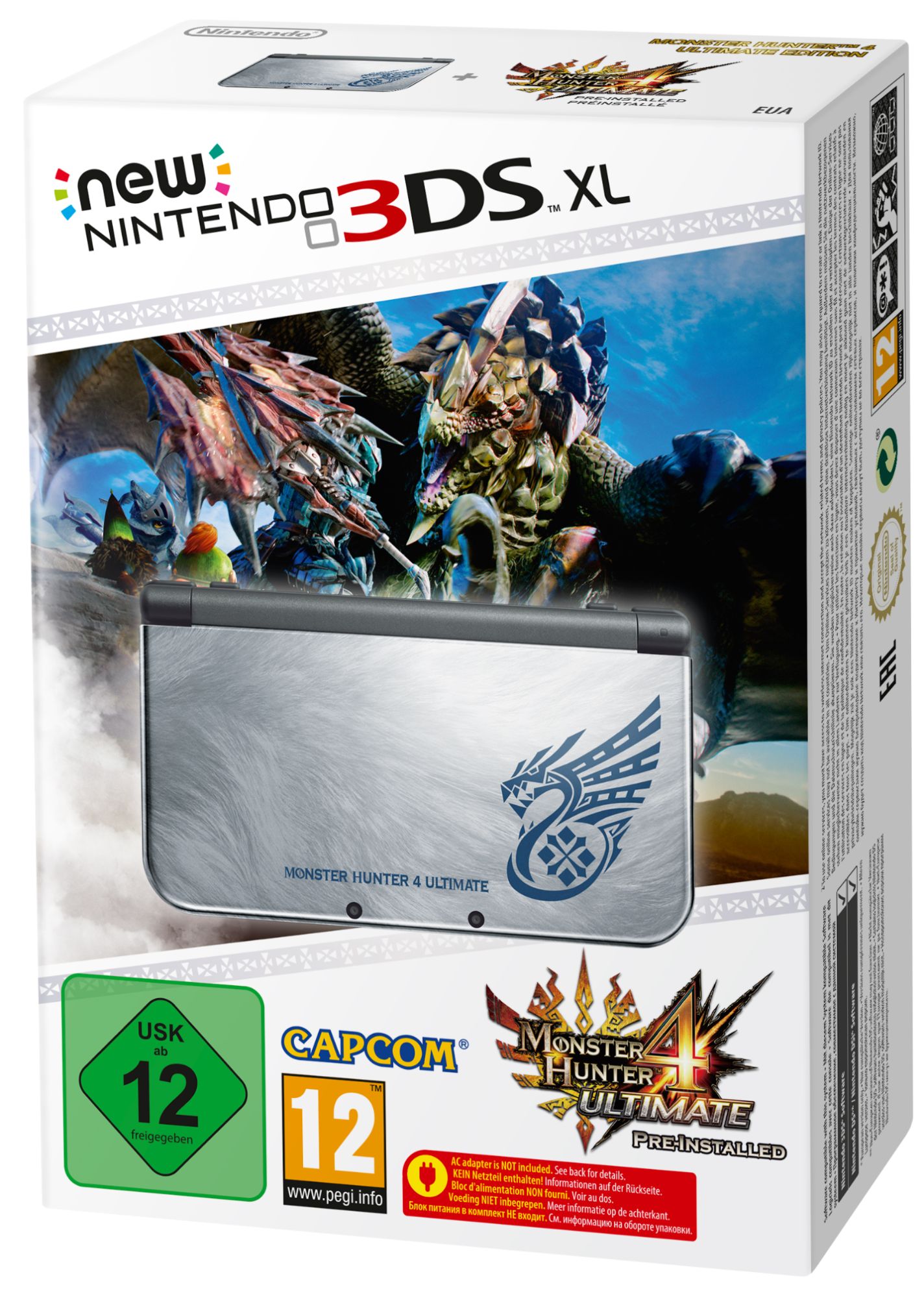 Console New Nintendo 3ds + Monster Hunter 4 Ultimate Édition Limitée