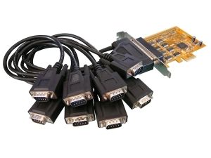 Carte contrôleur PCIE 8 ports COM RS232 UART - Chipset EXAR XR17V358 - LINUX - WINDOWS XP / VISTA / SEVEN / 8 / 8.1 (32/64)