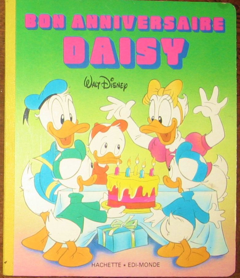 Bon Anniversaire Daisy Enfant Jeunesse Rakuten