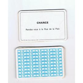 16 Cartes Chance Monopoly Jeux Societe Rakuten