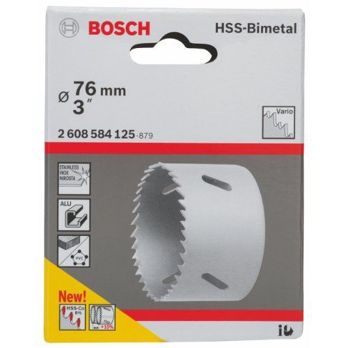 Scietrépan HSS bimétal pour adaptateur standard 76 mm 3 1pc
