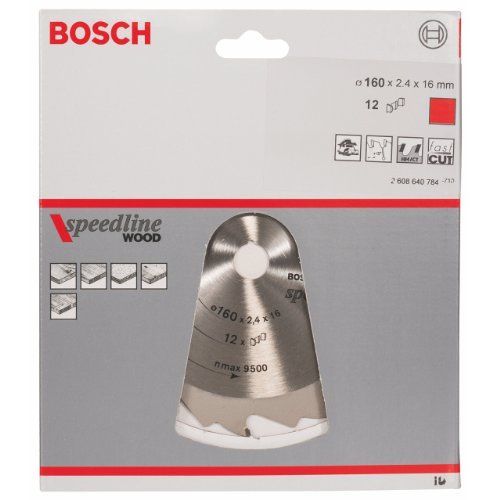 Lame de scie circulaire Standard for Wood Speed 160 x 16 x 2 4 mm 12 1pc