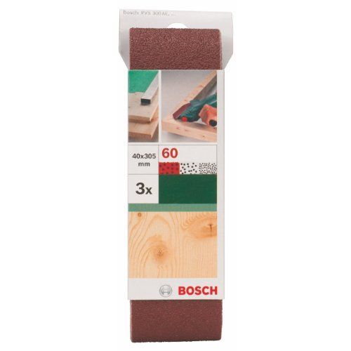 Bande abrasive 40x305 mm G80 RW non perforé fixation étrier 3 pièces - vue 2