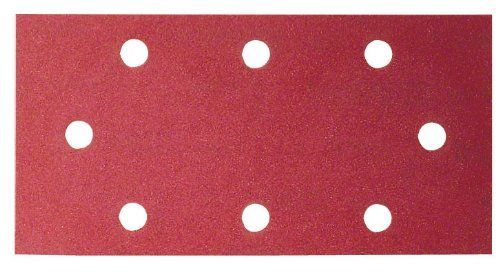 Feuille abrasive 93x230 mm G40 RW 8 trous fixation étrier 10 pièces