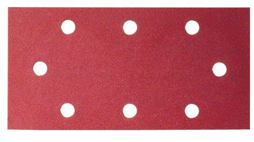 Feuille abrasive 93x230 mm G120 RW 8 trous fixation étrier 10 pièces