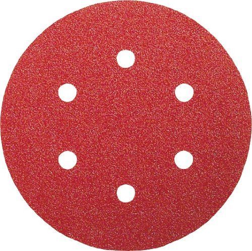 Feuille abrasive Ø 150 mm G60 WP 6 trous velcro 5 pièces