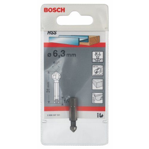 Bosch Fraises coniques Ø6 3mm 31mm - vue 2