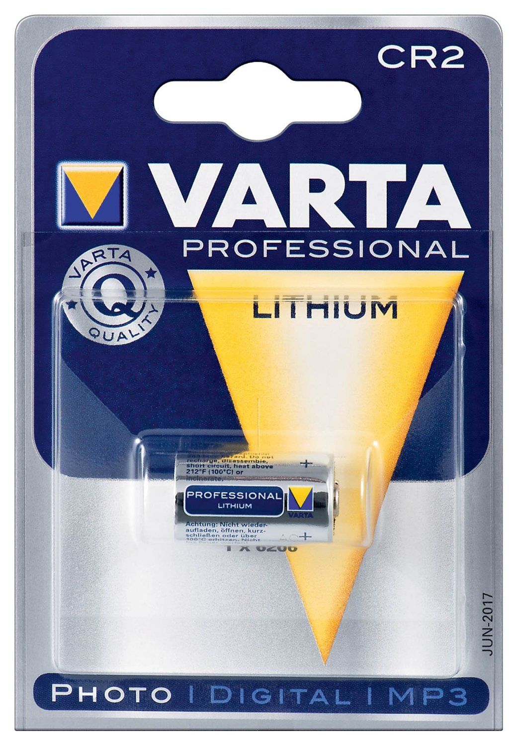 VARTA Lot de 3 piles photo Professional Lithium CR2 3 0 volt - vue 3