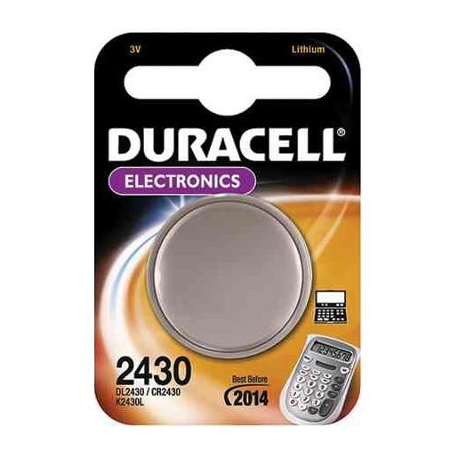 DURACELL Lot de 5 Piles bouton lithium Electronics CR 2430 3 volt Blister de 1 - vue 3
