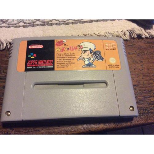 Pierre Le Chef Is Out To Lunch - Super Nintendo Snes