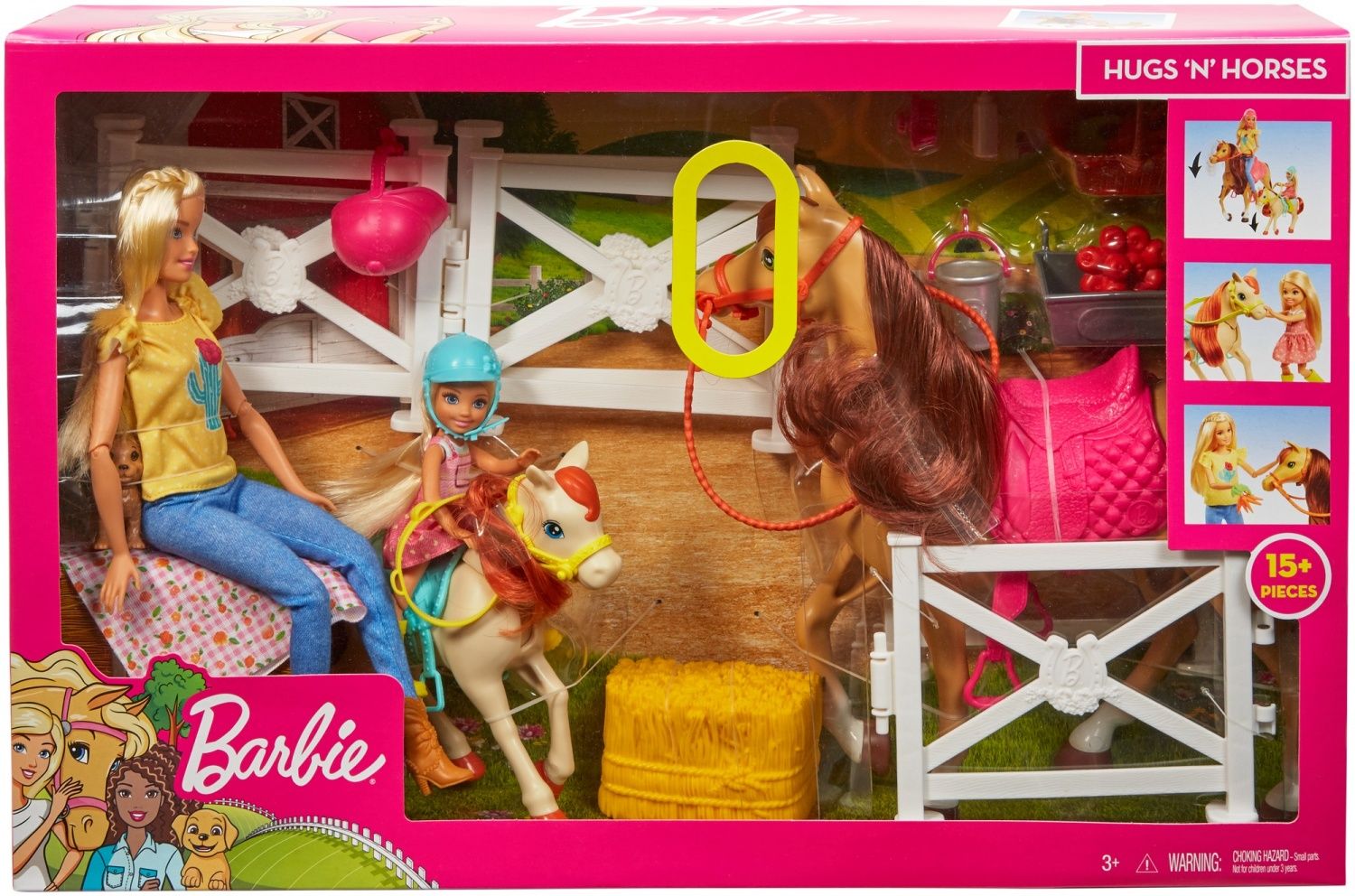 Barbie Coffret Barbie Et Chelsea Amies Des Chevaux - vue 6