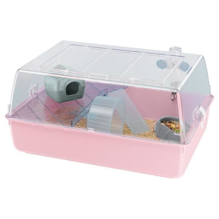 Comparer les prix de Cages pour Hamsters et Souris MINI DUNA HAMSTER, en Plastique, 2 étages, Accessoires inclus
