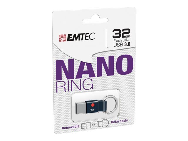 EMTEC T100 Nano Ring Clé USB USB 3.0 - vue 4