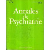 Annales De Psychiatrie N1 Volume 2 1987 Stress Et Dépression Approche Chronobiologique Des Troubles De Lhumeur Le Test à La Dexaméthasone Dans - 
