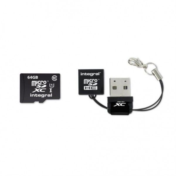 Integral INMSDX64G10 40NAUSBR lecteur de carte mémoire USB Neuf