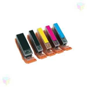 Pack de cartouches compatibles CANON PGI-525+CLI-526 - Couleur : Pack Noir+Couleur