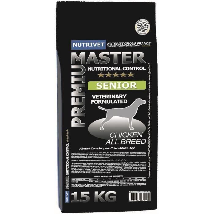 Master Premium Croquettes Chien Master Senior 15 K