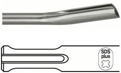 Burin gouge coudée SDS Plus Longueur 250mm Largeur 22mm BOSCH 1618601004