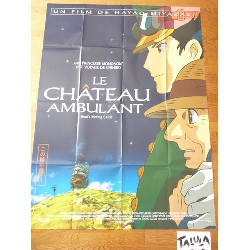 Le Chateau Ambulant De Hayao Miyazaki Affiche De Cinema Format 1 X 160 Cm Rakuten