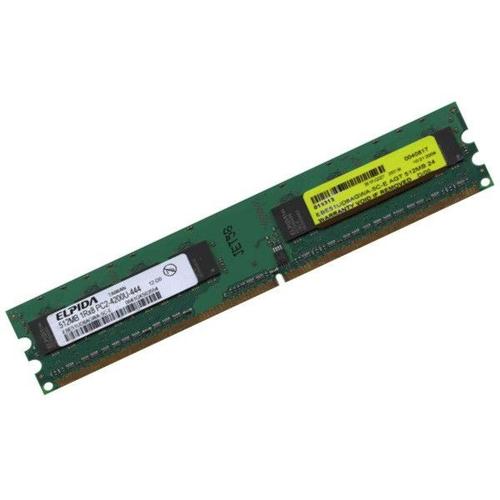 Ram Barrette Memoire Elpida Ebe51Ud8Agwa-5C-E 512Mo Ddr2 Pc-4200U 533Mhz Cl4
