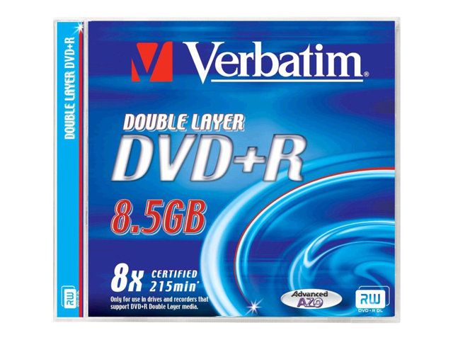 Verbatim DVD+R DL 8.5 Go 8x
