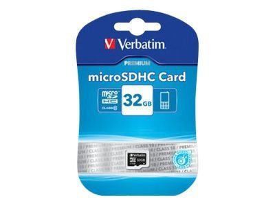 Carte mémoire microSDHC 32 Go Verbatim Class 10