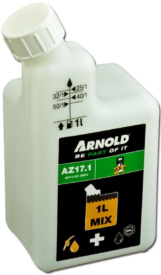 Arnold Bidon de mélange 2 temps, 1 Litre - 6011-X1-0201