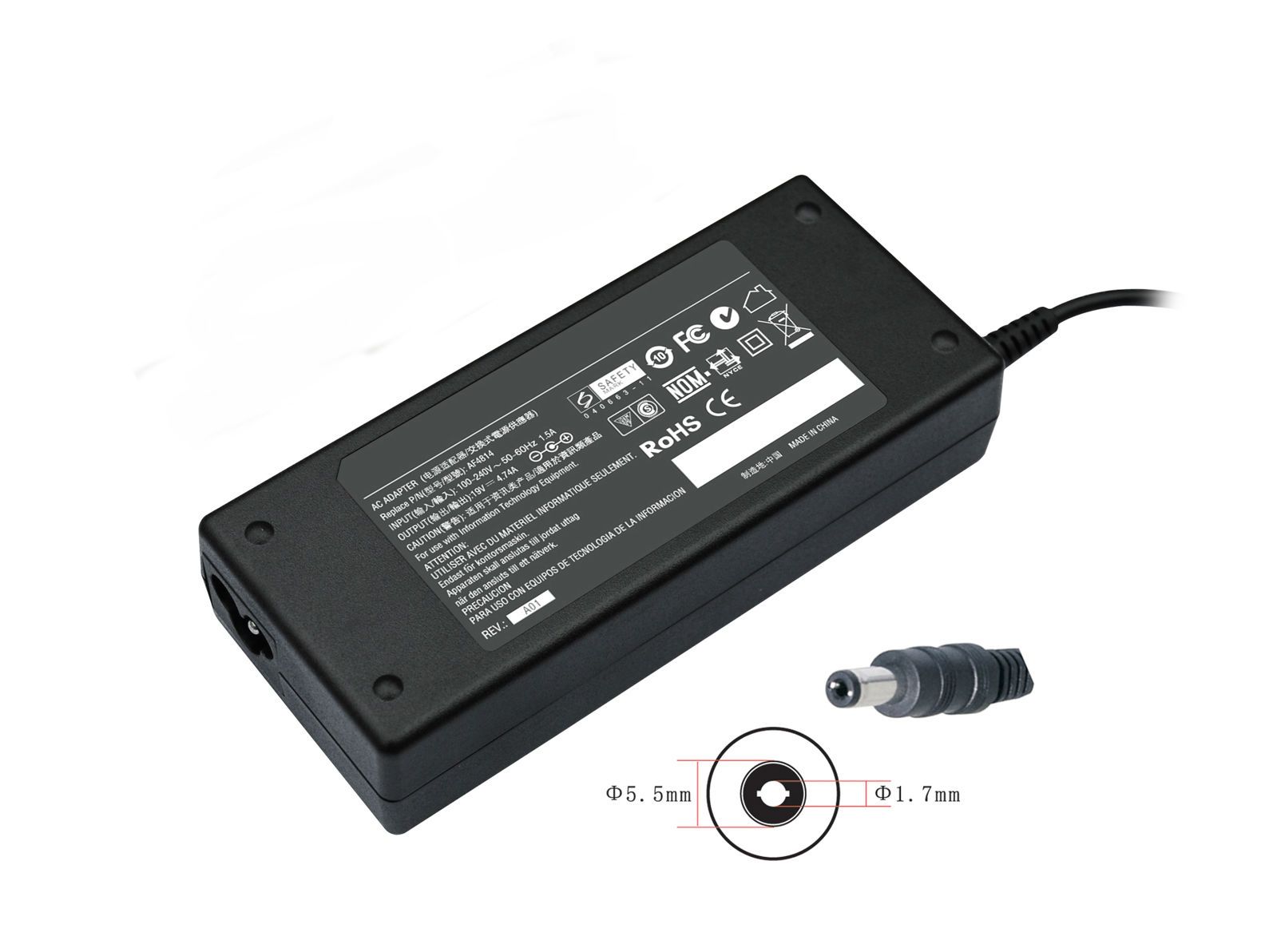 ACER TravelMate 6493 adaptateur Notebook chargeur - Superb Choice® 90W alimentation pour ordinateur portable