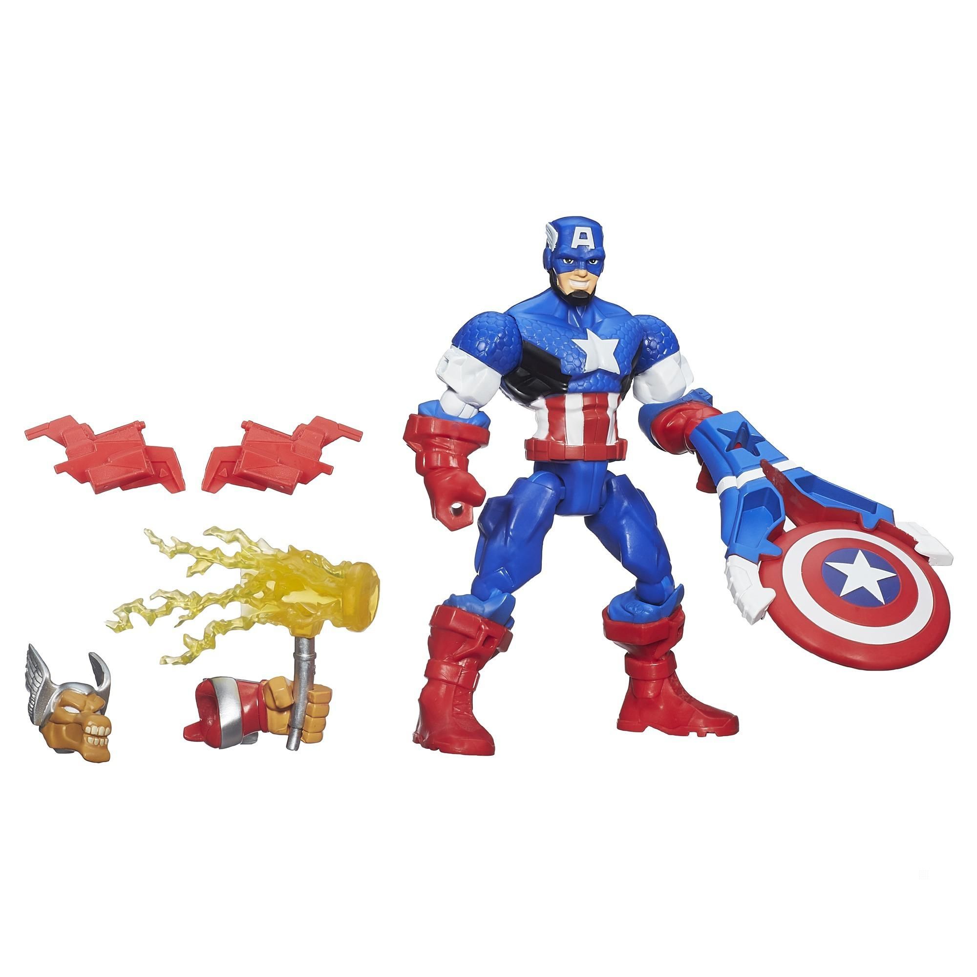 Hasbro Avengers - Figurine Super Hero Mashers Avec Accessoires (Une Parmi Celles À Collectionner)