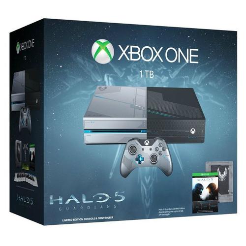 Console Microsoft Xbox One Édition Limitée 1 To + Halo 5 Guardians