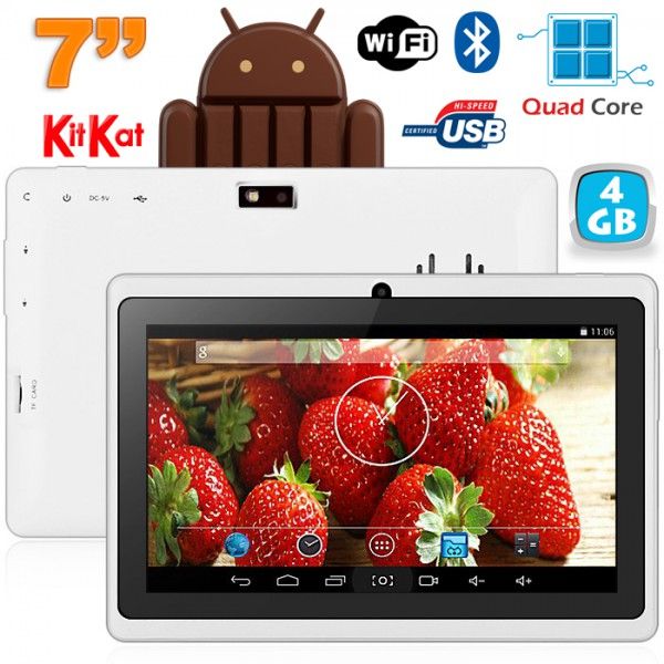 Tablette Tactile 7 Pouces Quad Core Caméra Flash Android Micro SD USB 8 Go + SD YONIS