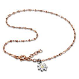 Petit Fleur SilberDream Chaine de Cheville 27cm Brac Argent sterling 925