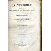 Commentaire De L Ancien Testament Pas Cher Ou Doccasion Sur - 