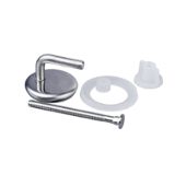 Wenko 290218100 Kit de Fixation pour Siège WC Chrome 