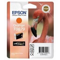 Epson T0879 - 11.4 ml - orange - originale - blister - cartouche d'encre - pour Stylus Photo R1900