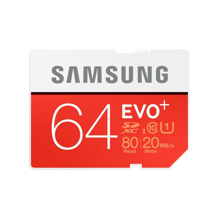 Samsung EVO+ MB SC64D Carte mémoire flash UHS Class 1 / Class10 SDXC UHS I