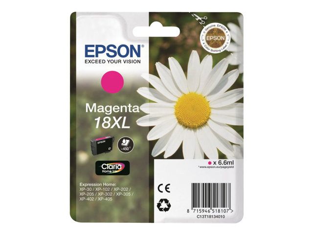 Epson 18XL originale cartouche d'encre pour Expression Home XP 212 215 225 312 315 322 325 412 415 422 425