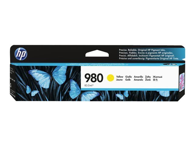 HP 980 1 cyan cartouche d'encre pour Officejet X585 Officejet Managed Color MFP X585 Officejet Managed Color Flow MFP X585 - vue 2