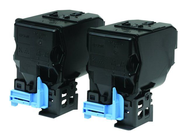 Epson Multipack Pack de 2 haute capacité originale cartouche de toner pour AcuLaser C3900DN C3900DTN C3900N C3900TN CX37DN CX37DNF CX37DTN CX37DTNF