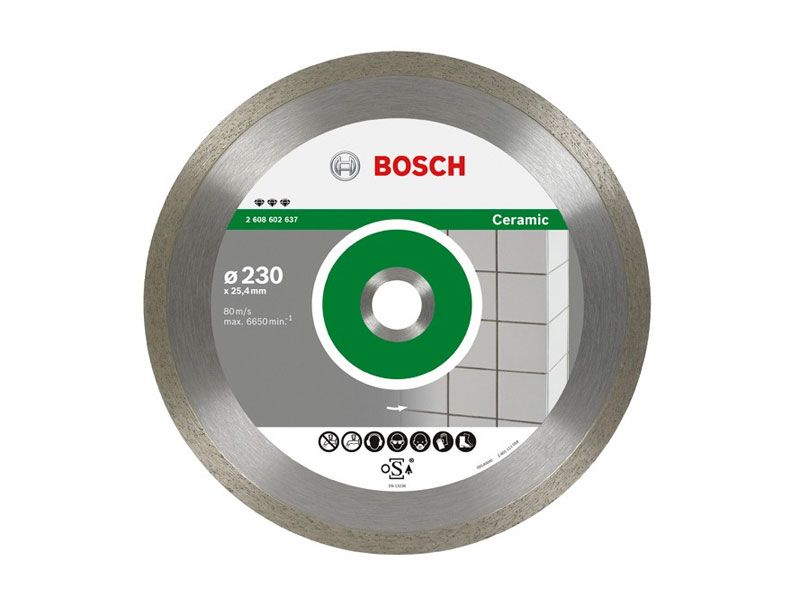 Disque diamant Best for Ceramic Ø 230 AL 25 4 BOSCH 2608602637
