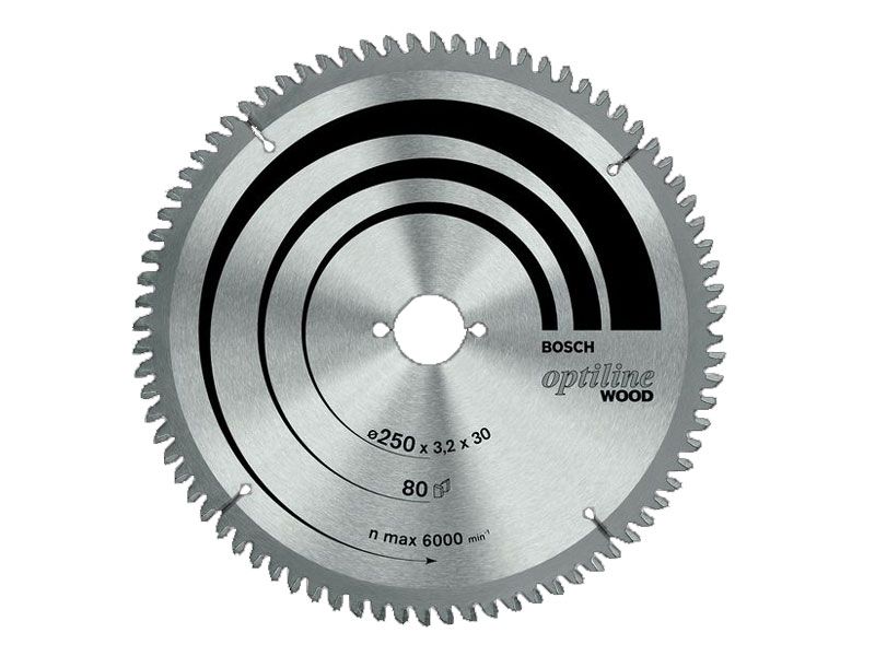 Bosch Optiline Wood 254x30 24 dents - vue 2