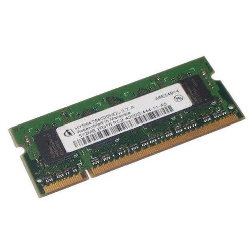 Ram Pc Portable Sodimm Infineon Hys64T64020Hdl-3.7-A Ddr2 533Mhz 512Mo Pc2-4200S