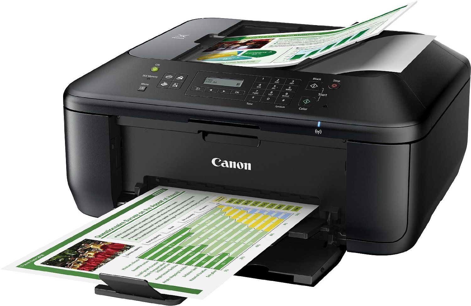 Canon Pixma MX475 Imprimante Jet d'encre Couleur Wi-Fi