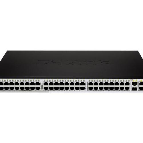 D-Link Des 1210 - Commutateur - Gã©Rã© - 48 X 10/100 + 2 X Sfp Gigabit Combinã© + 2 X 10/100/1000 - De Bureau